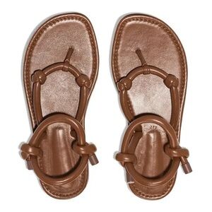 OSOI  Tie Choker Flat Sandals